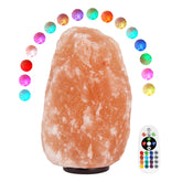 Pursalt Himalayan Salt Lamp pink glow creates warm, cozy ambience.