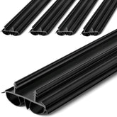 Pushglossy double bubble kerf door sweep seals a 36-inch gap to reduce drafts