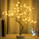PXBNIUYA 108 LED fairy tree lamp with remote for cozy ambient lighting