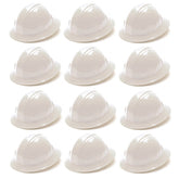 Pyramex HP24110 front view white full brim hard hat for all-around protection