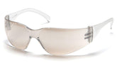 Pyramex safety glasses with clear indoor-outdoor mirror lenses for versatile daily use.