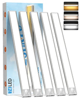 PZSUNLY under-cabinet light demonstrating 74-LED brightness for clear task illumination.