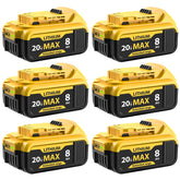 qamqfsou 8000mAh battery for DCB200 enhances runtime and reliability