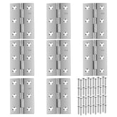 QANQIUPLE 3-inch folding hinge for furniture doors — durable support.