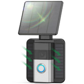 QIBOX solar charger for Battery Doorbell USB-C port delivers steady power outdoors.