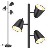 QiMH Tree Floor Lamp with three adjustable arms for versatile reading