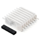 Qinliy 123oz fountain with eight replacement filters delivers fresher water for your cat