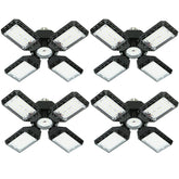 QiyuanLS 4-pack LED garage lights provide shadow-free brightness for garages.
