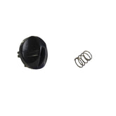 QJPT black control dial knob for Honeywell valve with precise fit and easy replacement.