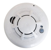 Qolsys QS5110-840 smoke detector front view for reliable home fire alerts.