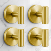 QQK heavy-duty suction cup hook holds a towel in a bathroom for easy drying.