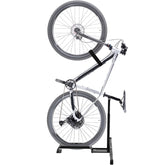 Qualward vertical bike stand base shown for space-saving storage