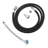 QUAN HUA pull-down hose 59-inch reach for versatile kitchen tasks.