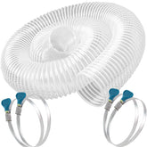 Qucship heavy PVC dust hose 4in x 10ft — durable and flexible for shop dust collection.