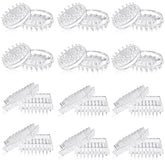 Queekay carpet protector spiked cup round under furniture distributes weight and prevents wear.