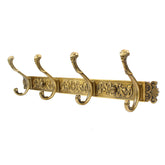 QULYEA coat rack wall mount overview showing vintage style for entryways and hallways.