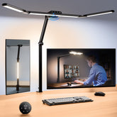 Quntis Architect Desk Lamp extended bar enables flexible lighting for drafting tasks.