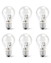Quwfesudy A19 clear 43W bulb for energy-efficient home lighting.