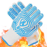 QUWIN BBQ gloves show 1472°F heat resistance for grilling tasks