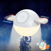 QUZUDN Moon Lamp glows with 8-color LED for a calming bedroom night light
