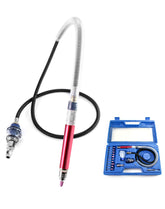 QWORK air micro grinder body demonstrates compact handheld design.