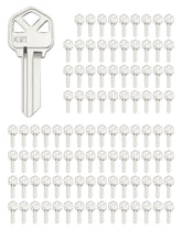 QWORK blank key blanks in brass, ready for KW1 compatibility and easy duplication.