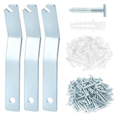 QWORK T-Screw Security Hangers with 100 screws protect frames without damage