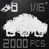 QXTXYZ Tile Leveling Clips 2000pc package for efficient wall and floor tile prep