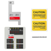 QYZZRS generator interlock kit interlock plate for GE vertical panels ensuring safe power transfer