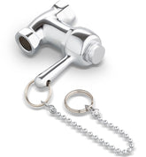 RAEFLOW self-closing valve with pull chain for outdoor showers.