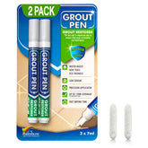 Rainbow Chalk Markers grout pen light grey bottle for even grout recoloring in bathrooms