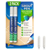 Rainbow Chalk Markers Grout Pen winter grey cap close-up for precise color matching.