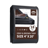 RAINDEWAY tarp 18mil heavy-duty front view for reliable outdoor coverage.