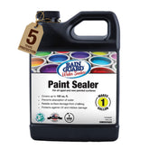 Rain Guard Paint Sealer concentrate bottle ready for mixing, for surface protection