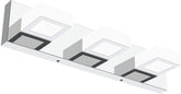 Ralbay 3-light vanity light base with stainless steel for durable bathroom lighting.