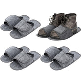 Ramede indoor overshoes in grey, three-pack, keep floors clean and dry.