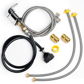 RARELEMON shampoo bowl faucet front view, ideal for quick, professional hair washing in busy salons.