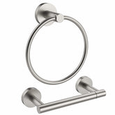 RARXTR brushed toilet paper holder wall mount offers rustproof durability for humid bathrooms.