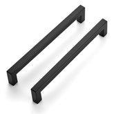 Ravinte 20-pack square cabinet handles in matte black finish for modern upgrades.
