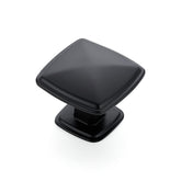 Ravinte 25-pack matte black square knob with single-hole design for quick cabinet updates