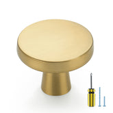Ravinte 25-pack round cabinet knobs close-up for easy installation