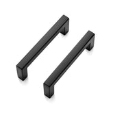 Ravinte matte black drawer pulls, front view, stylish cabinet upgrade