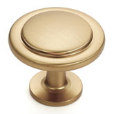 Ravinte champagne bronze knob closeup highlighting durable finish for kitchen cabinets.