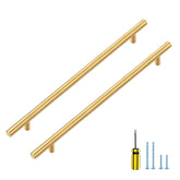 Ravinte gold cabinet handles close-up in brushed finish for premium look