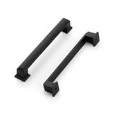Ravinte Hardware 10-pack matte black cabinet pulls with 5-inch centers for durable kitchen upgrades.