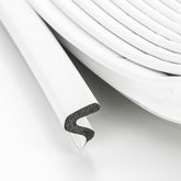Ravinte weather-stripping door-seal strip exterior-frame white 30ft reduces drafts