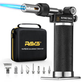 RAVS cordless soldering kit case keeps tools organized for on-site tasks.