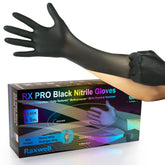Raxwell nitrile gloves powder-free for clean, professional tasks.
