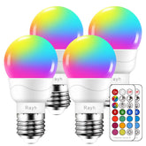 Rayh color-changing light bulb with remote control for mood lighting