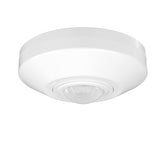 RAYZEEK 360-degree ceiling sensor front view for full-room control.